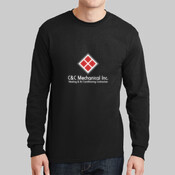 8400.ise - DryBlend ® 50 Cotton/50 Poly Long Sleeve T Shirt