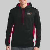 ST235.wwc - Sport Wick ® Fleece Colorblock Hooded Pullover