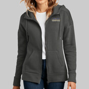 DT1104.ise - Women's Perfect Weight ® Fleece Drop Shoulder Full Zip Hoodie