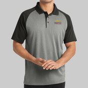  ST641.ise - PosiCharge ® RacerMesh ® Raglan Heather Block Polo