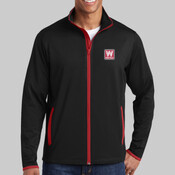 ST853.ise - Sport Wick ® Stretch Contrast Full Zip Jacket