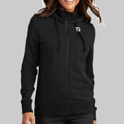 *L814 * Ladies Smooth Fleece Hooded Jacket, Port Authority® 