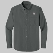*W816* Long Sleeve Nailhead Easy Care Shirt, Port Authority®