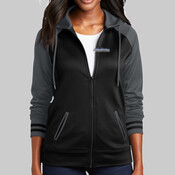 LST236.ise - Ladies Sport Wick ® Varsity Fleece Full Zip Hooded Jacket